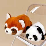 2 in 1 Stuffed Red Panda and Panda Plush Toy