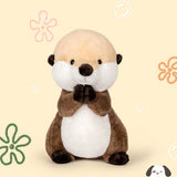 Cute Stuffed Pray Otter Plush Toy, Animal Plushies