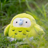 Chonky Kakapo Plush Keychain - Cute Kawaii Green Parrot Backpack Charm & Aesthetic Bag Accessory (10.5cm)