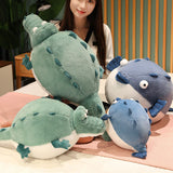 Chubby Stuffed Animal Plush Toys, Puffer Fish Crocodile Plushies
