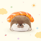 Fluffy Sushi Seal Stuffed Animal Plush Pillow, Cute Seal Plush Toy