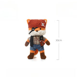 Little Pirate Fox Stuffed Animal Plush Toy, Cute Fox Plushies