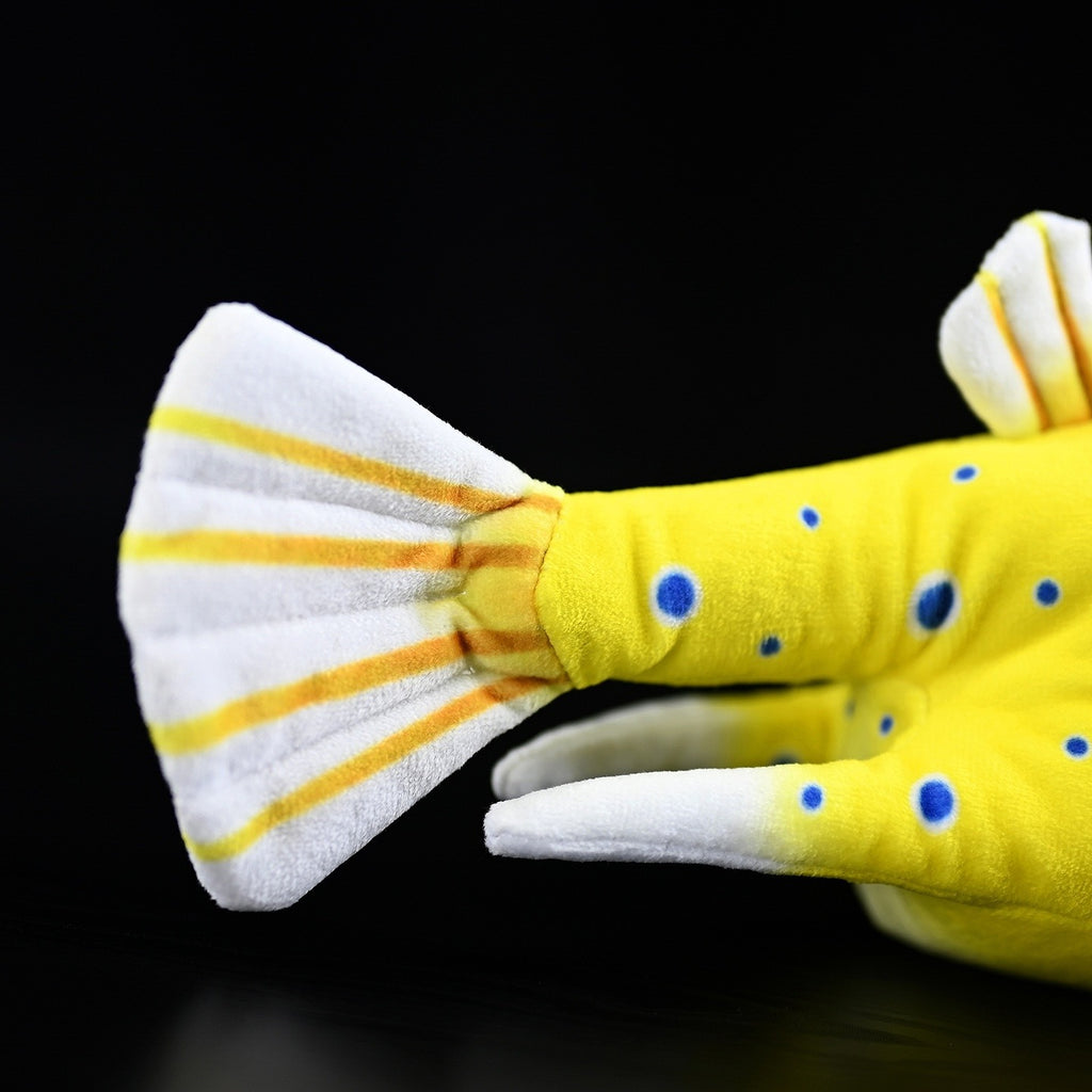 Realistic Longhorn Cowfish Stuffed Animal Plush Toy Fish Plushies 