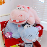 Soft Hippo Stuffed Animal Toy, Cuddly Animal Plushie