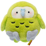 Chonky Kakapo Plush Keychain - Cute Kawaii Green Parrot Backpack Charm & Aesthetic Bag Accessory (10.5cm)