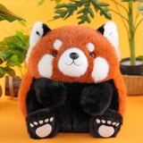 Chubby Red Panda Stuffed Animal Plush Toy, Red Panda Plushies