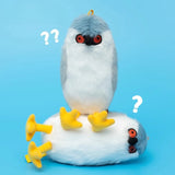 Black-crowned Night Heron Plush Toy - Bird Stuffed Animals Keychain, Pendant Dolls, Handbag Charms