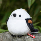 Long Tailed Tit Bird Plush Toy - Bird Stuffed Animals Keychain, Pendant Dolls, Handbag Charms