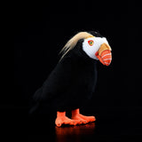 Realistic Tufted Puffin Stuffed Animal Plush Toy, Bird Plushies