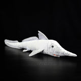 21.5" Realistic Longnose Chimaera Plush Toy – Lifelike Deep Sea Ghost Shark Stuffed Animal