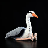 The Majestic Grey Heron Plush Toy – 12" Lifelike Soft Stuffed Bird