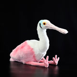 Adorable Roseate Spoonbill Stuffed Animal | 11.8" Soft Bird Plush Toy