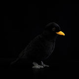 Realistic Chinese Blackbird Stuffed Animal Plush Toy, Bird Plushies