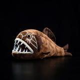 Realistic Deep-Sea Fangtooth Fish Plush (14 Inch) – Soft Polyester Stuffed Abyssal Creature Toy