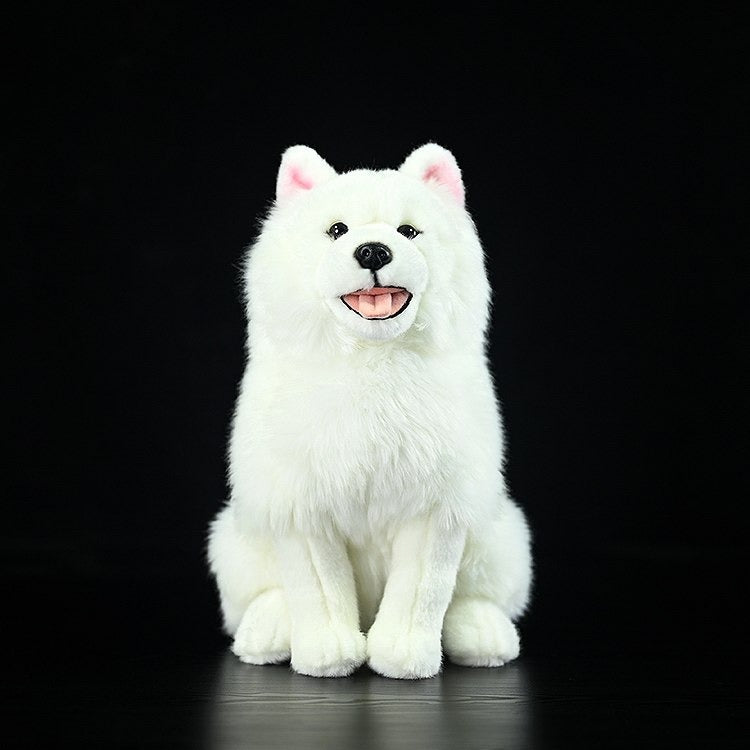 Realistic Samoyed Stuffed Animal Plush Toy, Samoyed Dog Plushies – KEAIART