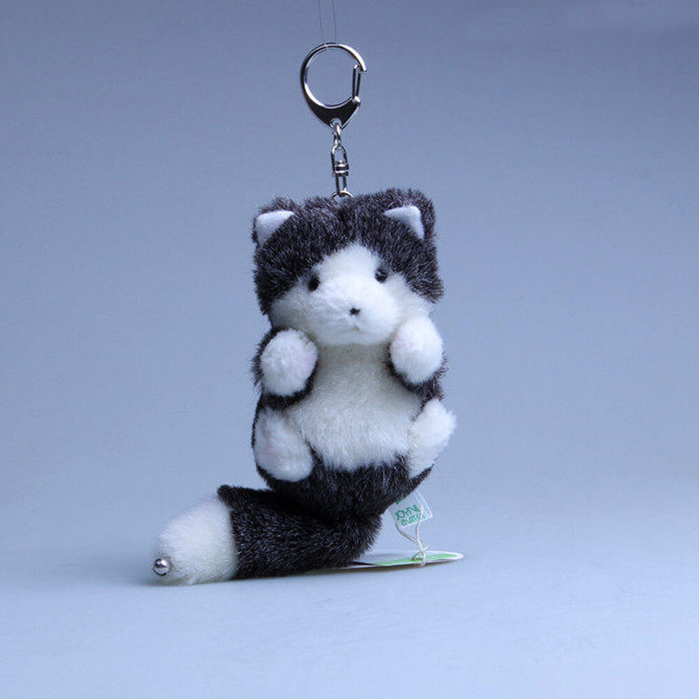 Cute Husky Dog Plush Bag Charm, Animal Plush Keychain