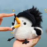 Cute Greater Crested Tern Stuffed Animal Plush Toy, Seagull Plushies