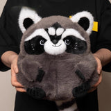 Chubby Raccoon Stuffed Animal Plush Toy, Raccoon Plushies