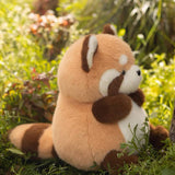 Chubby Stuffed Red Panda Plush Toy, Round Red Panda Plushies