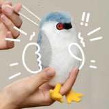 Black-crowned Night Heron Plush Toy - Bird Stuffed Animals Keychain, Pendant Dolls, Handbag Charms