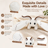 Keaiart-ly® White Silk Moth Plush Toy - 12 Inch Soft Stuffed Insect Stuffed Animal, Novelty Plush Toys for Parties & Unique Pet Toys