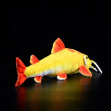 Realistic Albino Redtail Catfish Plush Toy (20 Inches) - Soft Giant Catfish Stuffed Animal Plushies