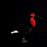 Realistic Southern Ground Hornbill Stuffed Animal Plush Toy, Bird Plushies