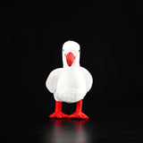 Realistic Black-Headed Gull Plush Toy, 6.3" Lifelike Seagull Stuffed Animal Bird