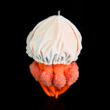 Realistic Crimson Jellyfish Plush Toy – 9.5" Soft Ocean Creature Stuffed Animal