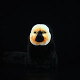 Realistic White-faced Saki Stuffed Animal Plush Toy, White-faced Saki Plushies
