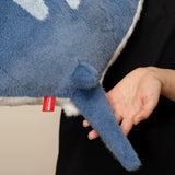 Chubby Manta Ray Plush Toy - Cute Ocean Stingray Stuffed Animal Pillow