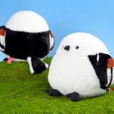 Chubby Long-tailed Tit Stuffed Animal Plush Toy, Bird Plushies