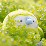 Chonky Kakapo Plush Keychain - Cute Kawaii Green Parrot Backpack Charm & Aesthetic Bag Accessory (10.5cm)