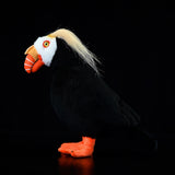 Realistic Tufted Puffin Stuffed Animal Plush Toy, Bird Plushies