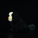 Realistic White-faced Saki Stuffed Animal Plush Toy, White-faced Saki Plushies