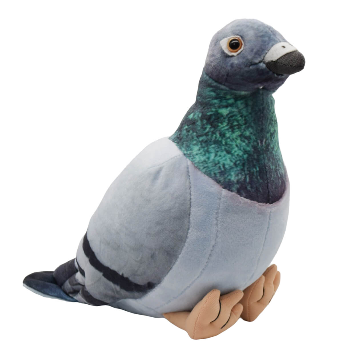 Realistic Gray Pigeon Stuffed Animal Plush Toy