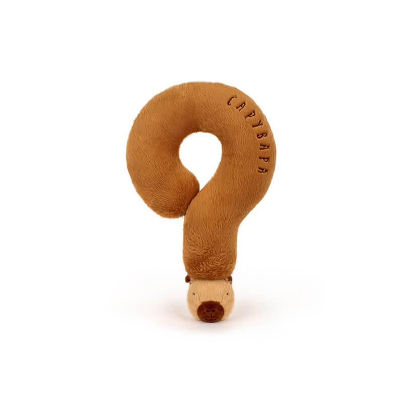 Question Mark Capybara Stuffed Animal Plush Toy, Funny Plushies – KEAIART