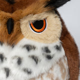 Chubby Eurasian Eagle-Owl Stuffed Animal Plush Toy