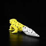 Cute Yellow Leopard Gecko Plush Toy (21.2") – Soft Stuffed Animal Lizard Doll