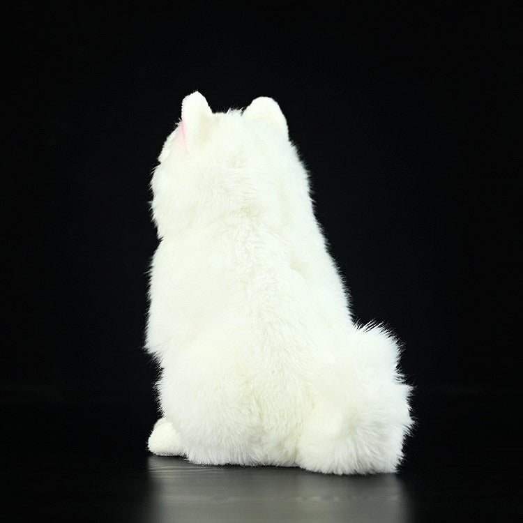 Realistic Samoyed Stuffed Animal Plush Toy, Samoyed Dog Plushies – KEAIART