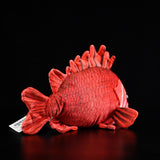 15" Realistic Alfonsino Plush Toy – Lifelike Red Deep-Sea Fish Stuffed Animal