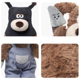 Thief Puppy Stuffed Animal Plush Toy, Funny Dog Plushies