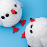 Funny Squeaking Black-Headed Gull Plush Keychain - No Battery Shaking Sound Red-Billed Seagull Bag Charm