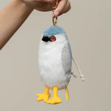 Black-crowned Night Heron Plush Toy - Bird Stuffed Animals Keychain, Pendant Dolls, Handbag Charms