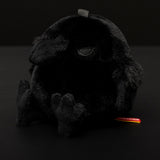Chubby Crow Plush Keychain – Cute Round Black Raven Bag Charm & Backpack Accessory | Gothic Aesthetic Plushie Gift