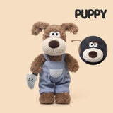 Thief Puppy Stuffed Animal Plush Toy, Funny Dog Plushies