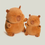 Kawaii Capybara Stuffed Aniamls Toy, with Turtle Backpack Plushies