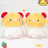 Cockatoo Stuffed Animal Plush Toy, Cute Bird Plushies - Chun-Li Style