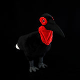 Realistic Southern Ground Hornbill Stuffed Animal Plush Toy, Bird Plushies