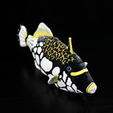 18" Realistic Clown Triggerfish Plush Toy – Lifelike Balistoides Conspicillum Marine Life Stuffed Animal